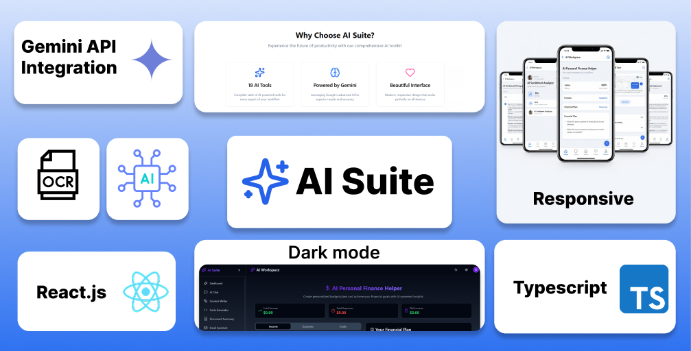 AI Suite – React Frontend Application with Gemini AI Integration - 1